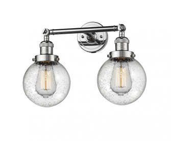 Beacon - 2 Light - 17 inch - Polished Chrome - Adjustable Bath Vanity Light (3442|208-PC-G204-6)