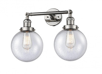 Beacon - 2 Light - 19 inch - Polished Nickel - Adjustable Bath Vanity Light (3442|208-PN-G204-8-LED)