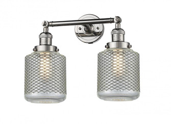 Stanton - 2 Light - 16 inch - Polished Nickel - Adjustable Bath Vanity Light (3442|208-PN-G262)