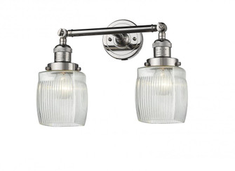 Colton - 2 Light - 16 inch - Polished Nickel - Adjustable Bath Vanity Light (3442|208-PN-G302)