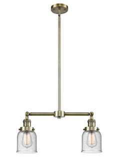 Bell - 2 Light - 21 inch - Antique Brass - Stem Hung - Adjustable Island Light (3442|209-AB-G54-LED)