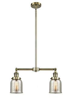 Bell - 2 Light - 21 inch - Antique Brass - Stem Hung - Adjustable Island Light (3442|209-AB-G58-LED)