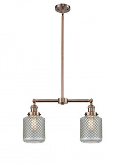 Stanton - 2 Light - 23 inch - Antique Copper - Stem Hung - Island Light (3442|209-AC-G262)