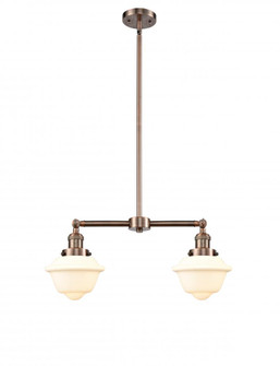 Oxford - 2 Light - 24 inch - Antique Copper - Stem Hung - Adjustable Island Light (3442|209-AC-G531)