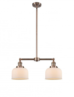 Bell - 2 Light - 21 inch - Antique Copper - Stem Hung - Adjustable Island Light (3442|209-AC-G71-LED)
