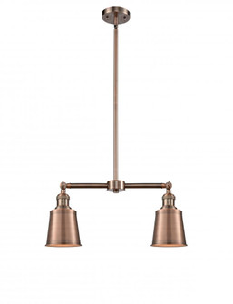 Addison - 2 Light - 21 inch - Antique Copper - Stem Hung - Adjustable Island Light (3442|209-AC-M9-AC)