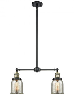 Bell - 2 Light - 21 inch - Black Antique Brass - Stem Hung - Adjustable Island Light (3442|209-BAB-G58-LED)