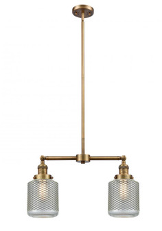 Stanton - 2 Light - 23 inch - Brushed Brass - Stem Hung - Adjustable Island Light (3442|209-BB-G262-LED)