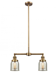 Bell - 2 Light - 21 inch - Brushed Brass - Stem Hung - Adjustable Island Light (3442|209-BB-G58-LED)