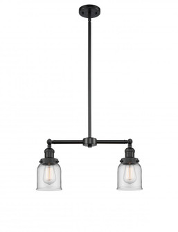 Bell - 2 Light - 21 inch - Matte Black - Stem Hung - Adjustable Island Light (3442|209-BK-G52)