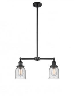 Bell - 2 Light - 21 inch - Matte Black - Stem Hung - Adjustable Island Light (3442|209-BK-G54-LED)