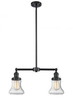 Bellmont - 2 Light - 21 inch - Oil Rubbed Bronze - Stem Hung - Adjustable Island Light (3442|209-OB-G194)