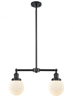 Beacon - 2 Light - 23 inch - Oil Rubbed Bronze - Stem Hung - Adjustable Island Light (3442|209-OB-G201-6-LED)
