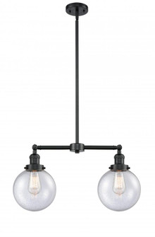 Beacon - 2 Light - 25 inch - Oil Rubbed Bronze - Stem Hung - Adjustable Island Light (3442|209-OB-G204-8)