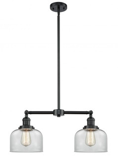 Bell - 2 Light - 21 inch - Oil Rubbed Bronze - Stem Hung - Adjustable Island Light (3442|209-OB-G72)