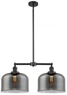 Bell - 2 Light - 21 inch - Oil Rubbed Bronze - Stem Hung - Adjustable Island Light (3442|209-OB-G73-L-LED)