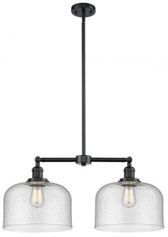 Bell - 2 Light - 21 inch - Oil Rubbed Bronze - Stem Hung - Adjustable Island Light (3442|209-OB-G74-L)