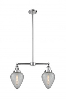 Geneseo - 2 Light - 21 inch - Polished Chrome - Stem Hung - Adjustable Island Light (3442|209-PC-G165)