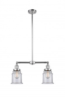 Canton - 2 Light - 21 inch - Polished Chrome - Stem Hung - Adjustable Island Light (3442|209-PC-G182)