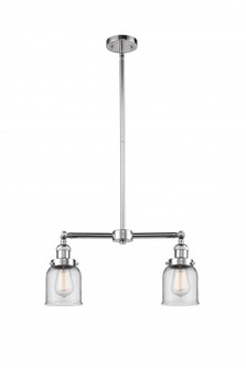 Bell - 2 Light - 21 inch - Polished Chrome - Stem Hung - Adjustable Island Light (3442|209-PC-G52-LED)