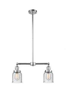 Bell - 2 Light - 21 inch - Polished Chrome - Stem Hung - Adjustable Island Light (3442|209-PC-G54)
