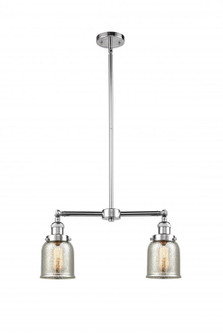 Bell - 2 Light - 21 inch - Polished Chrome - Stem Hung - Adjustable Island Light (3442|209-PC-G58-LED)