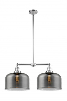 Bell - 2 Light - 21 inch - Polished Chrome - Stem Hung - Adjustable Island Light (3442|209-PC-G73-L-LED)
