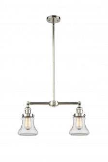 Bellmont - 2 Light - 21 inch - Polished Nickel - Stem Hung - Adjustable Island Light (3442|209-PN-G192-LED)