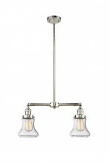 Bellmont - 2 Light - 21 inch - Polished Nickel - Stem Hung - Adjustable Island Light (3442|209-PN-G194)