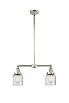 Bell - 2 Light - 21 inch - Polished Nickel - Stem Hung - Island Light (3442|209-PN-G52)