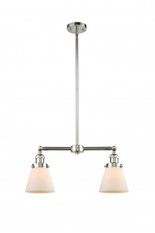 Cone - 2 Light - 21 inch - Polished Nickel - Stem Hung - Adjustable Island Light (3442|209-PN-G61)