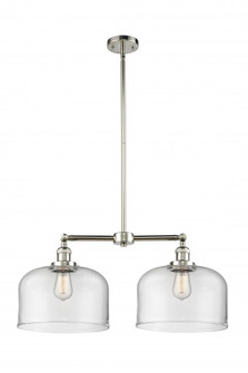 Bell - 2 Light - 21 inch - Polished Nickel - Stem Hung - Adjustable Island Light (3442|209-PN-G72-L)