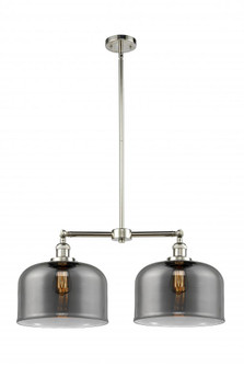 Bell - 2 Light - 21 inch - Polished Nickel - Stem Hung - Adjustable Island Light (3442|209-PN-G73-L-LED)