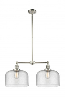 Bell - 2 Light - 21 inch - Polished Nickel - Stem Hung - Adjustable Island Light (3442|209-PN-G74-L-LED)