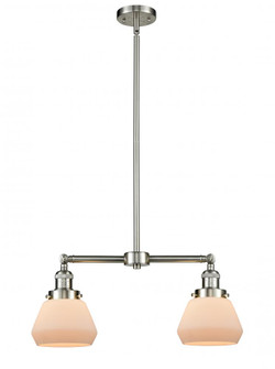 Fulton - 2 Light - 21 inch - Brushed Satin Nickel - Stem Hung - Adjustable Island Light (3442|209-SN-G171)