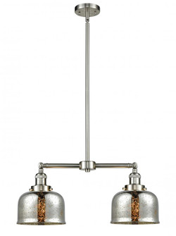 Bell - 2 Light - 24 inch - Brushed Satin Nickel - Stem Hung - Adjustable Island Light (3442|209-SN-G78)