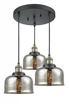 Large Bell 3 Light Multi-Pendant (3442|211/3-BAB-G78)