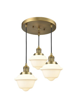 Small Oxford 3 Light Multi-Pendant (3442|211/3-BB-G531)