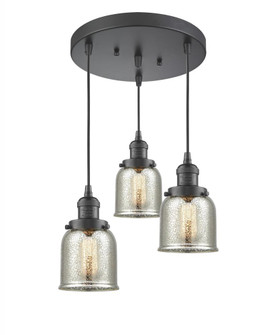 Small Bell 3 Light Multi-Pendant (3442|211/3-OB-G58)
