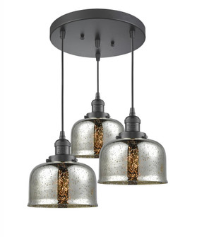Large Bell 3 Light Multi-Pendant (3442|211/3-OB-G78)