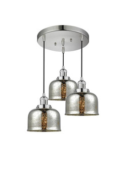 Large Bell 3 Light Multi-Pendant (3442|211/3-PN-G78)