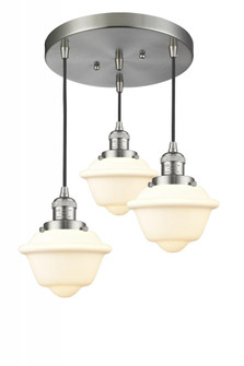 Small Oxford 3 Light Multi-Pendant (3442|211/3-SN-G531)