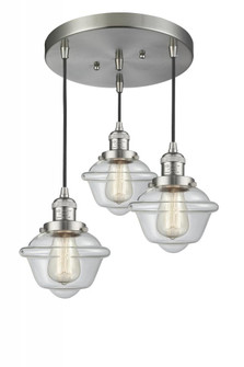 Small Oxford 3 Light Multi-Pendant (3442|211/3-SN-G532)
