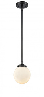 Beacon - 1 Light - 6 inch - Oil Rubbed Bronze - Stem hung - Mini Pendant (3442|284-1S-OB-G201-6-LED)