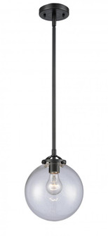 Beacon - 1 Light - 8 inch - Oil Rubbed Bronze - Stem hung - Mini Pendant (3442|284-1S-OB-G202-8-LED)