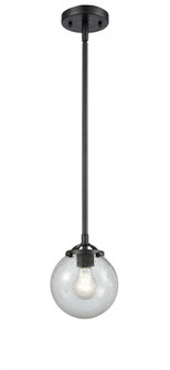 Beacon - 1 Light - 6 inch - Oil Rubbed Bronze - Stem hung - Mini Pendant (3442|284-1S-OB-G204-6)