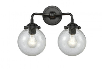 Beacon - 2 Light - 14 inch - Oil Rubbed Bronze - Bath Vanity Light (3442|284-2W-OB-G204-6-LED)