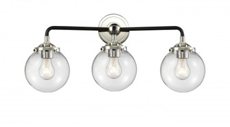 Beacon - 3 Light - 24 inch - Black Polished Nickel - Bath Vanity Light (3442|284-3W-BPN-G202-6)