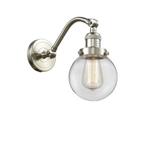 Beacon - 1 Light - 6 inch - Brushed Satin Nickel - Adjustable Sconce (3442|515-1W-SN-G202-6-LED)