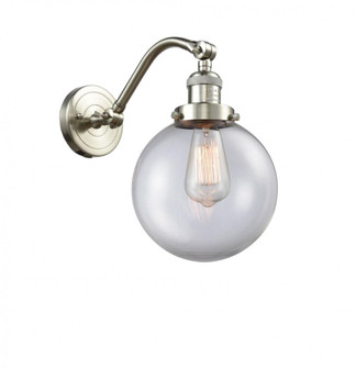 Beacon - 1 Light - 8 inch - Brushed Satin Nickel - Adjustable Sconce (3442|515-1W-SN-G202-8-LED)